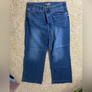 NWOT - Women’s Democracy Blue High Waist Wide Leg Jeans - 16